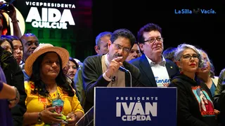 “Uribe no salió del discurso”: Iván Cepeda abrió y cerró su intervención hablando del expresidente en cierre de su campaña en Bogotá