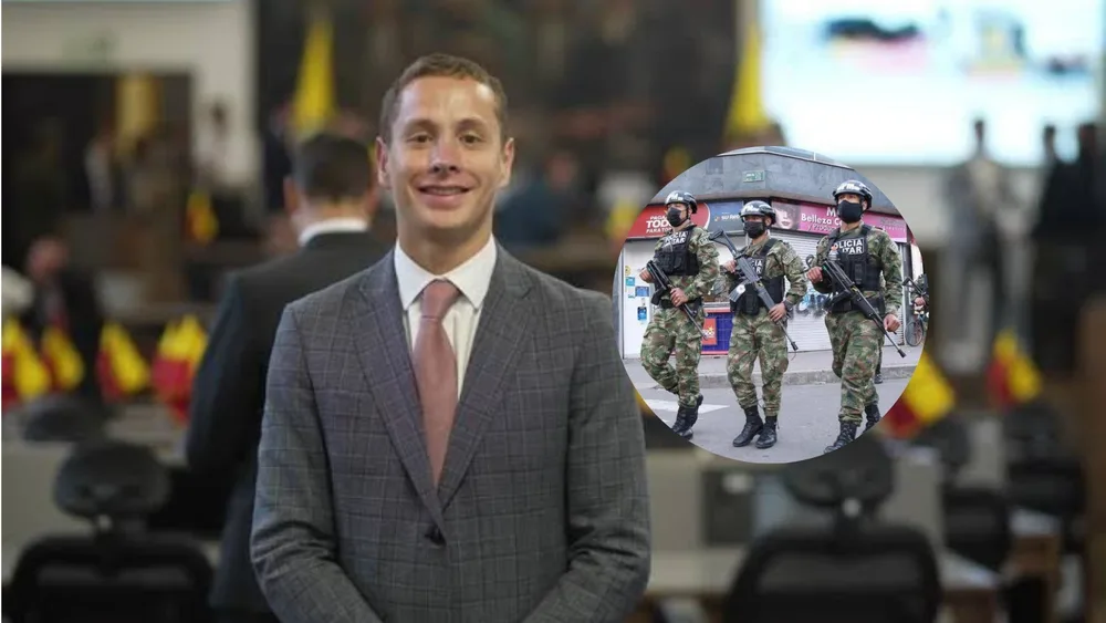 “Con más de 37 mil firmas”: concejal Julián Uscátegui pide militarizar Bogotá para enfrentar el crimen