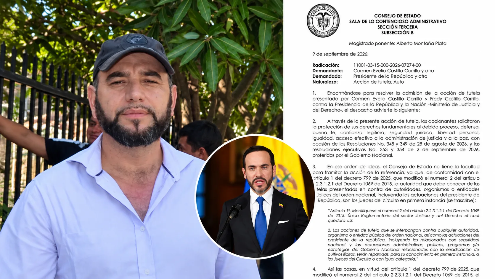 Mientras las autoridades lo buscan, alias ‘Pinocho’ presentó una tutela para reclamar protección de sus derechos