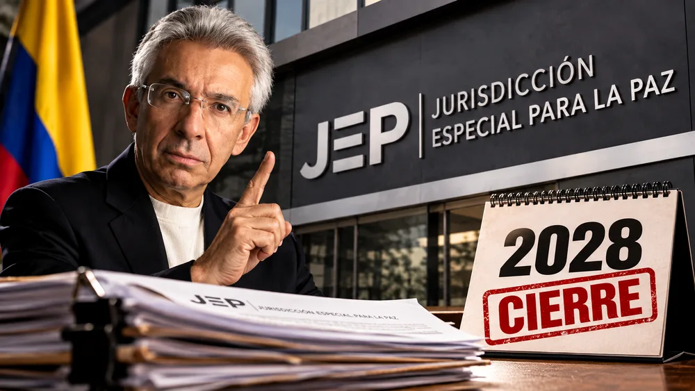 Senador Enrique Gómez impulsa reforma para fijar cierre de la JEP en 2028 y trasladar procesos pendientes a la justicia ordinaria